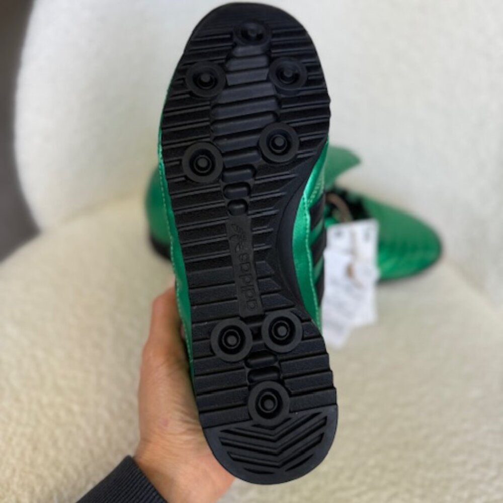 Adidas SL 72 OG Metallic Green Black Womens Sneaker - Picture 3 of 6